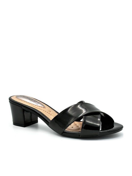 Flache Sandalen für Damen in Schwarz Farbe