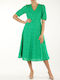 Emme Marella Καλοκαιρινό Mini Φόρεμα Πράσινο