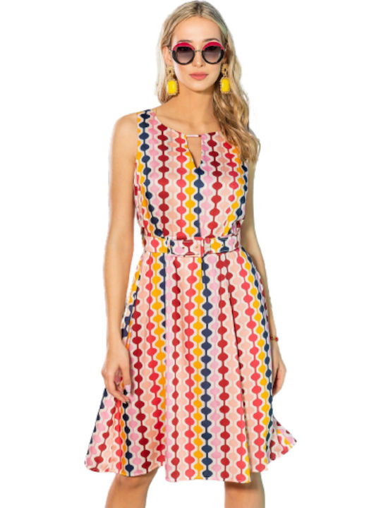 Summer Mini Dress for Wedding - Christening Fuchsia