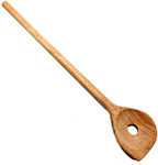 Wooden ladle with hole 30x5cm 6KZN100