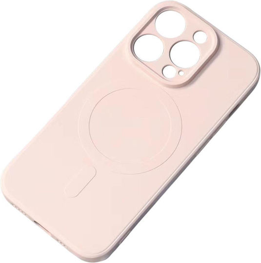 Silicone Magsafe Umschlag Rückseite Silikon Rosa (iPhone 14 Plus)