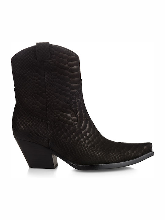 Defence Damen Cowboy-Stiefeletten Schwarz