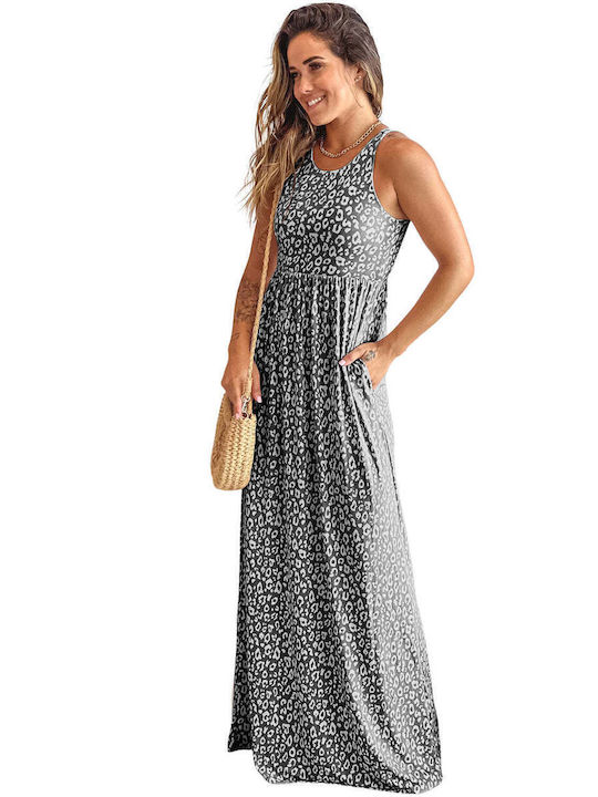 Amely Summer Maxi Dress Gray