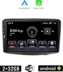 Kirosiwa Sistem Audio Auto pentru Toyota Yaris 1999-2004 (Bluetooth/USB/WiFi/GPS/Apple-Carplay/Android-Auto) cu Ecran Tactil 9"