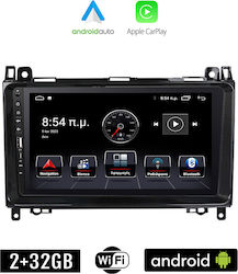 Kirosiwa Car-Audiosystem für Mercedes-Benz Sprinter / Vito / Viano 2004-2019 (Bluetooth/USB/WiFi/GPS/Apple-Carplay/Android-Auto) mit Touchscreen 9"