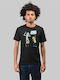 T-shirt Rick And Morty Black