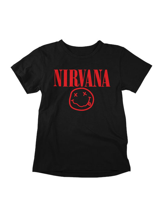 Softworld T-shirt Nirvana Logo σε Κόκκινο χρώμα