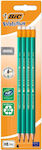 Bic Pencil HB with Eraser Gray 4pcs