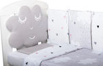 Bubaba Baby Crib Bedding Set 10pcs Gray