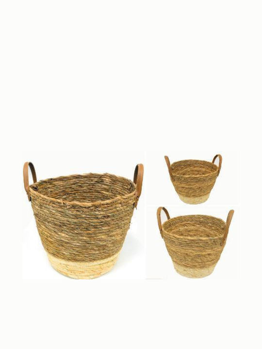 Straw basket, Large 28x23cm