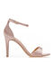 Stoff Sandalen Champange