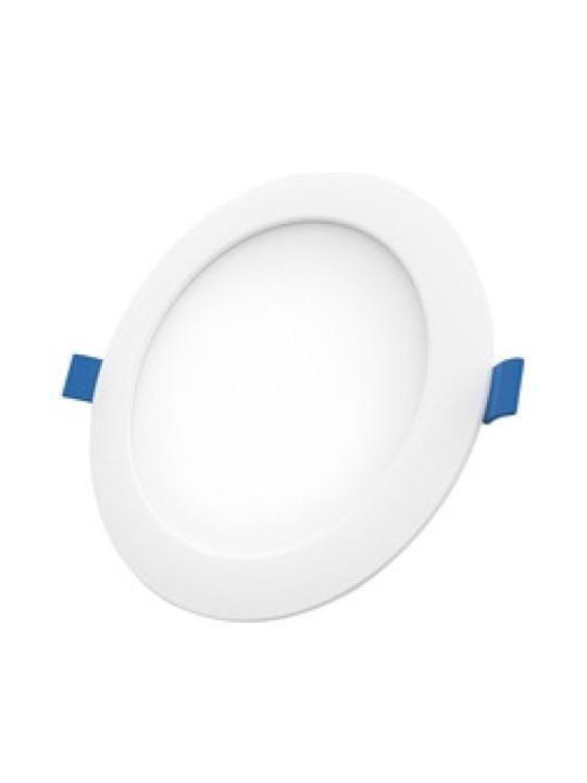Rund Vertieft LED Panel 24W mit Natürliches Weiß Licht 4000K
