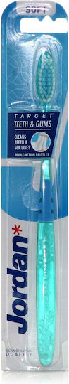 Jordan Target Teeth & Gums Четка за зъби Soft Green