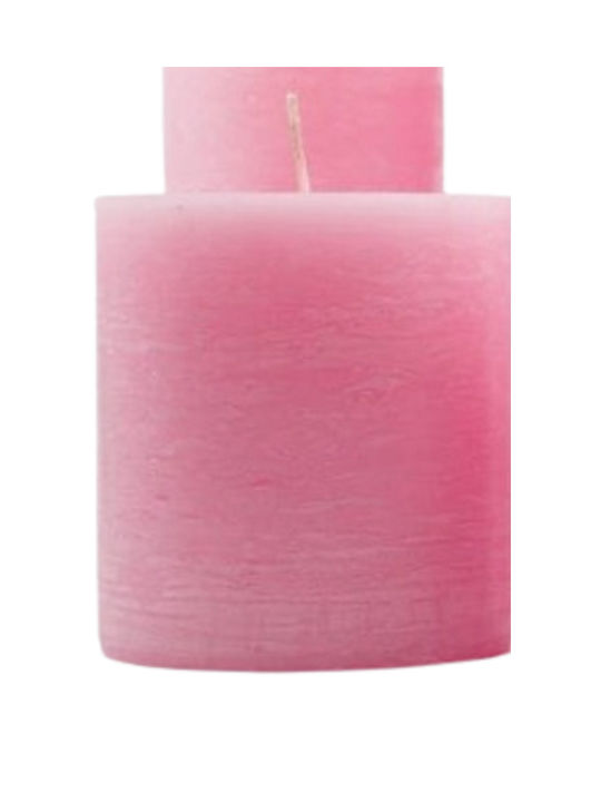 Kerino Duftkerze - Rosa 8cm - 20cm Mandel - Vanille Aroma 200gr