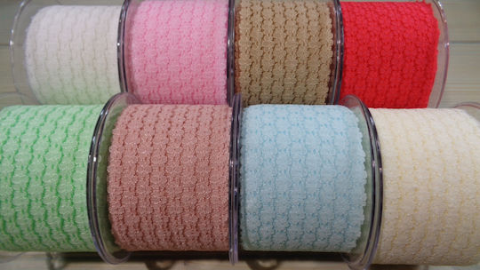 Kappa Decor Lace Ribbon Floral Beige 9m 1pcs