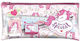 Next Unicorn Kids Stationery Set with Pencil, Sharpener, Eraser, Notepad, Ruler and Pencil Case