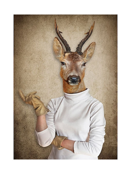 Walls Poster Deer Man 15x20cm