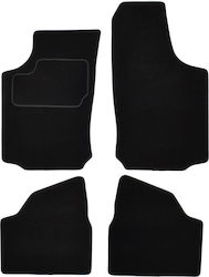 Custopol Set Front and Back 4pcs for Opel Corsa Black