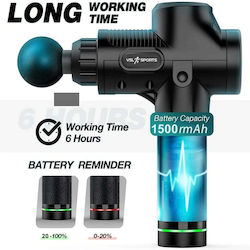 VSL Sports Hypergun X Massage Gun Shiatsu for Neck Waist Back Legs Body & Hands Anti-Cellulite with Vibration Black VSL Sports Hypergun X Massage Gun Shiatsu for Neck Waist Back Legs Body & Hands Anti-Cellulite with Vibration Black