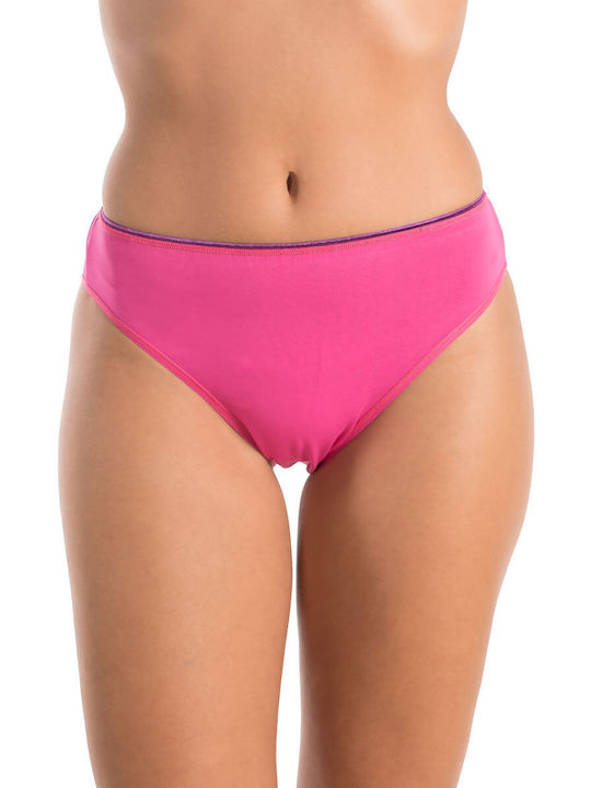 A.A UNDERWEAR Cotton Women's Slip Fuchsia