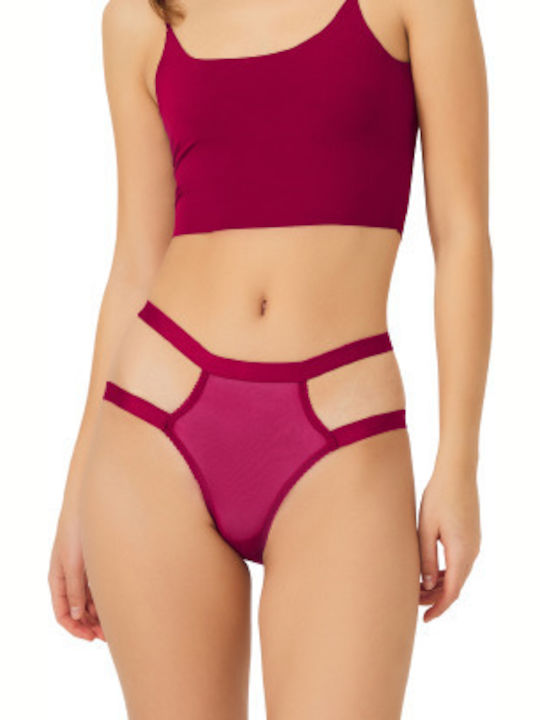 CottonHill Women's String Burgundy