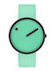 Picto Men's Watch 40mm Battery with Green Fabric Strap