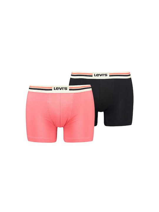 Levi's Ανδρικά Μποξεράκια Πολύχρωμα 2Pack