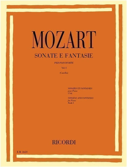 Ricordi W.A.Mozart Sonate e за Пиано W004127000