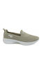 Stoff Anatomisch Damen Slip-Ons Beige