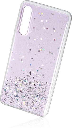 Naxius Glitter Задна корица Силикон Лилав (Huawei P20 Pro)