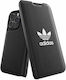 adidas Basic Umschlag Rückseite Silikon / Kunststoff Schwarz (iPhone 14 Pro)