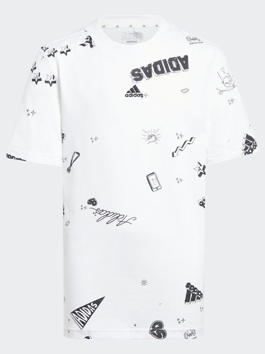 Детска тениска Бял Brand Love