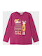 Kids' Shirt Long Sleeve Fuchsia