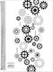 AG Trees Spiral Notebook Ruled A4 3 Subjects Gears White 1pcs
