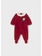 Mayoral Baby Bodysuit Set Long-Sleeved Velvet Multicolour