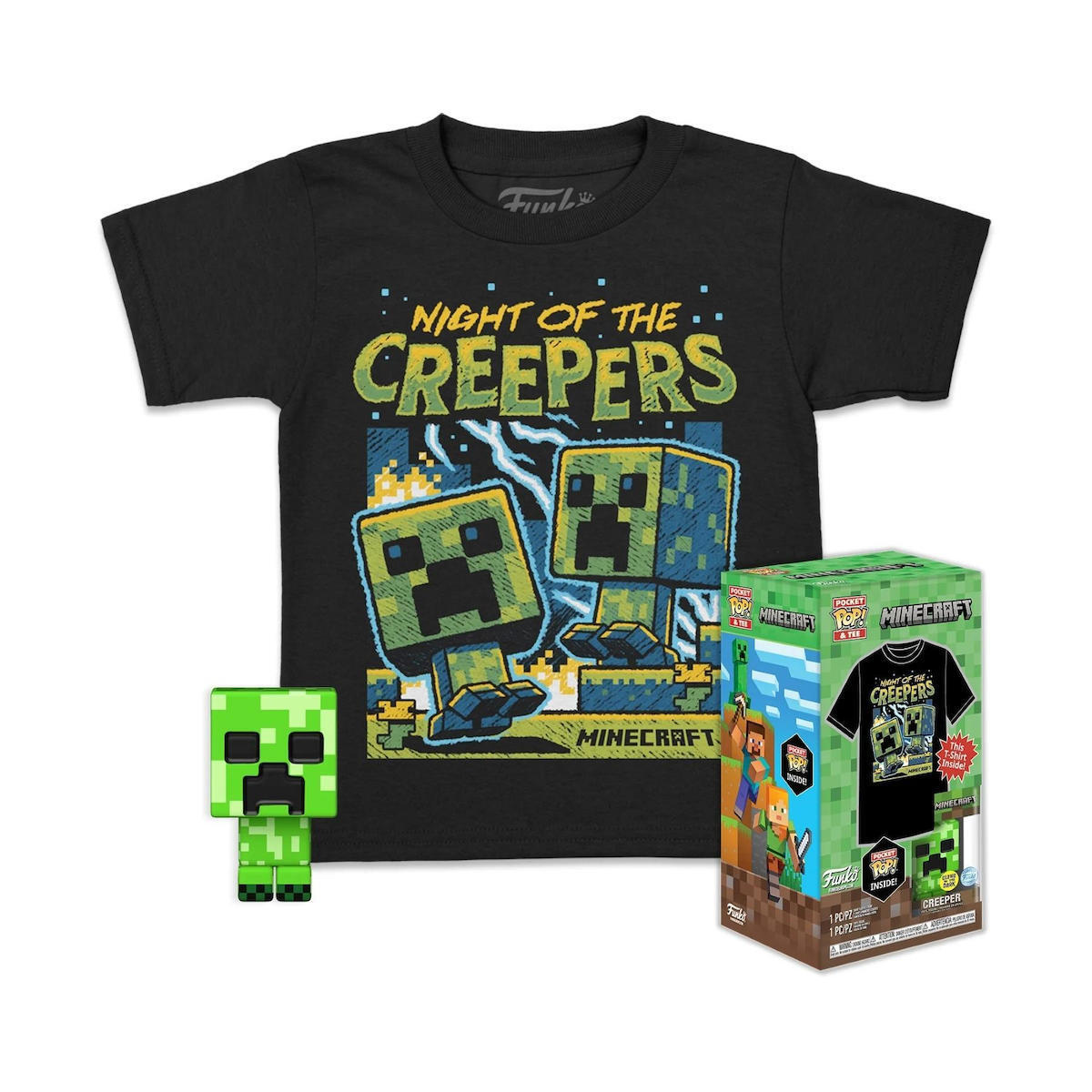 Funko Pop! / Pop! Tees Games Minecraft Blue Creeper (S) Skroutz.gr