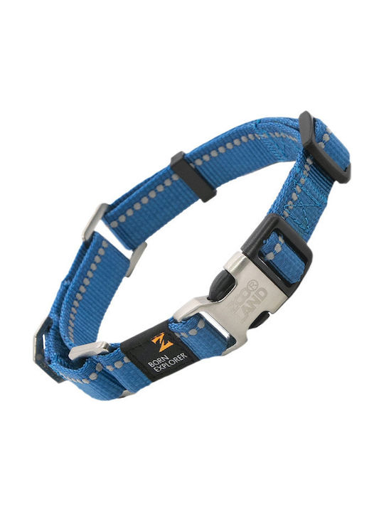 S Dog Collar in Blue color 15mm