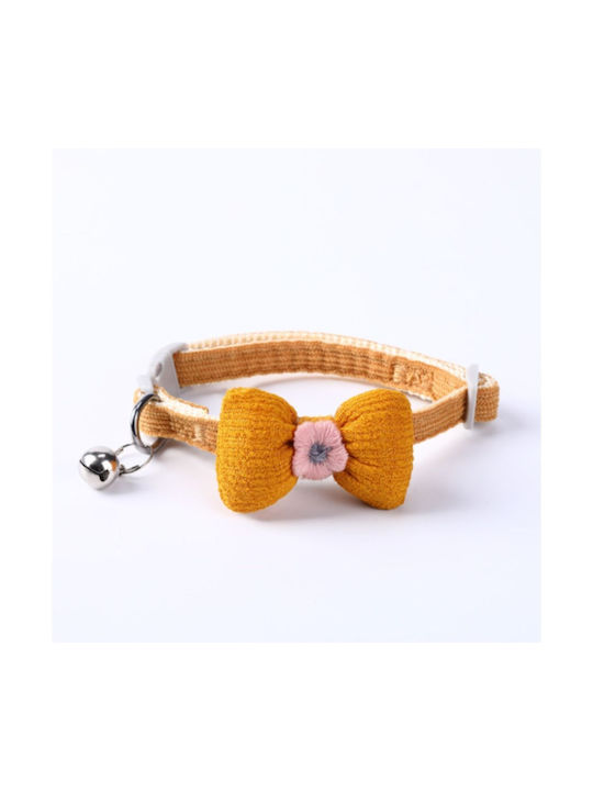 Animal Hundehalsband aus Nylon in Gelb Farbe