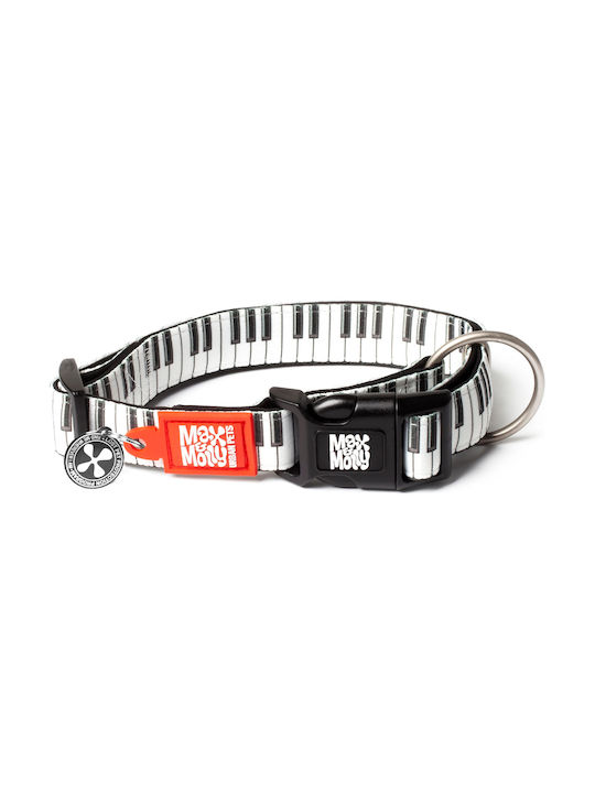 Max & Molly Piano Dog Collar XSmall Multicolour