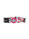 Dashi Hundehalsband in Rosa Farbe Klein 15mm x 28 - 42cm