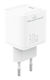 Powertech Φορτιστής Χωρίς Καλώδιο GaN με Θύρα USB-C 30W Power Delivery Λευκός (PT-1093)