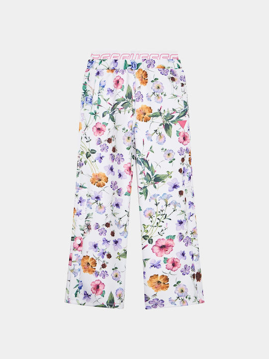 Guess Girls Fabric Pant Multicolour