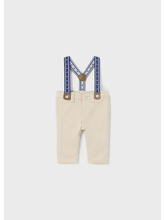 Mayoral Boys Fabric Trouser Beige