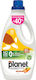 Planet Pure Konzentriert Flüssig Waschmittel mit Duft Orange 1.4lt (28 Messbecher ) 1cm
