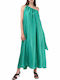 Summer Maxi Evening Dress Green