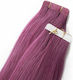 Seamless1 Sticker Extension with Natural Hair Remy in Dark Purple Color 55cm Ultimate Range 20pcs