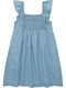 Children's Dress Sleeveless Denim Light Blue