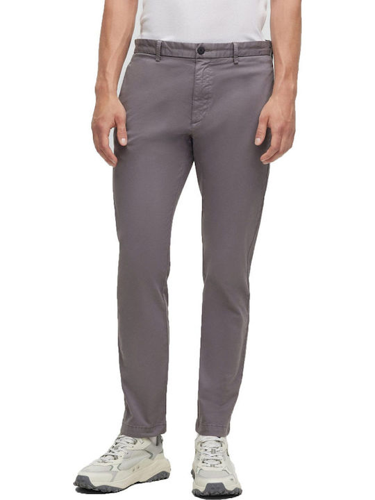 Trousers Elastic in Slim Fit Gray