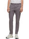Trousers Elastic in Slim Fit Gray