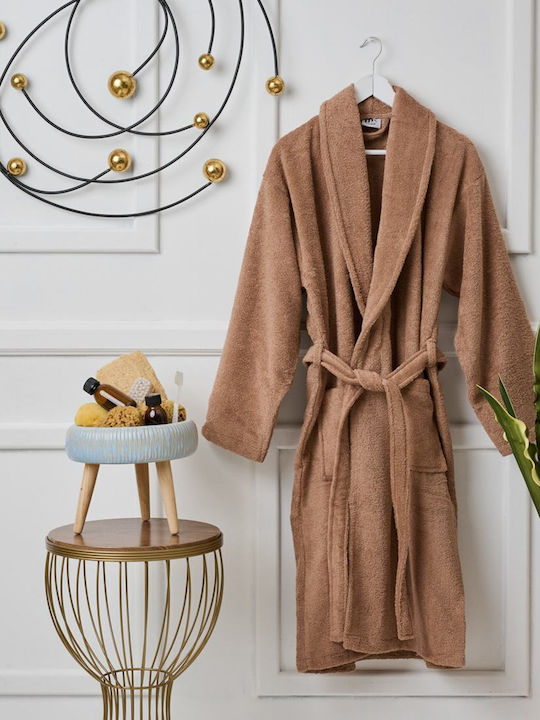 Cokitex Pure Collar Bathrobe Latte